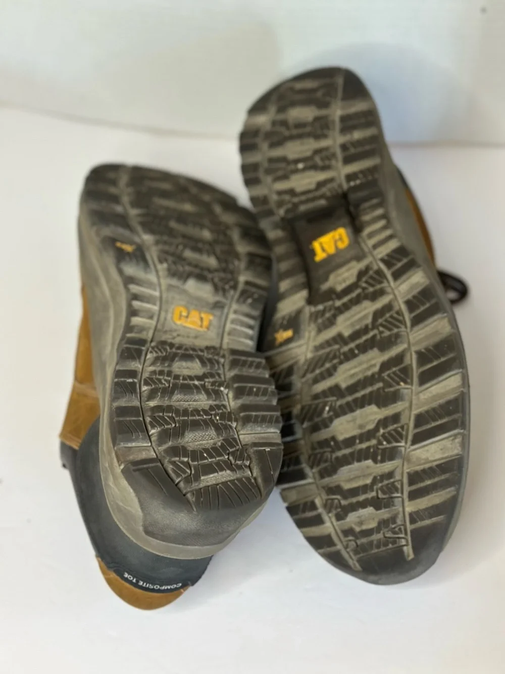 CAT Work shoe Caterpillar Brown and Black Lace-Up size 10